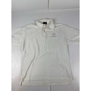 Vintage Mercedes-Benz German Automotive Luxury Car Tee Polo Shirt Large
